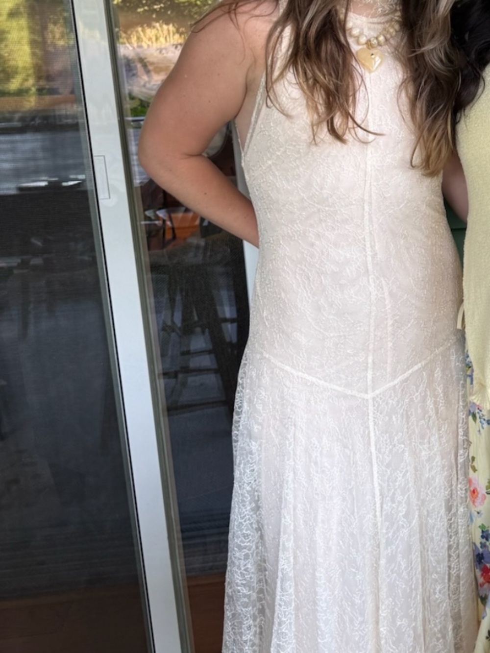De La Vali Foehn Maxi Dress in Cream Lace - Picture 5 of 5